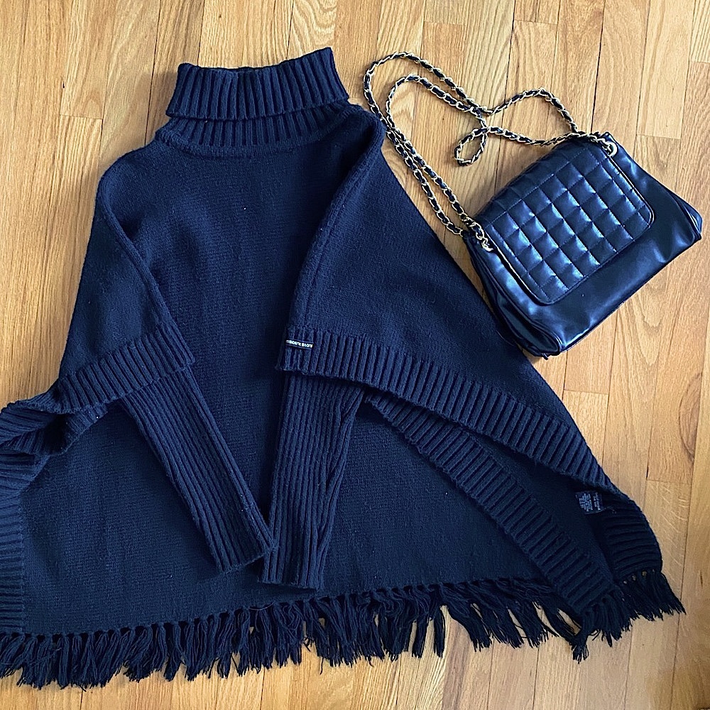 Beautiful Black Poncho